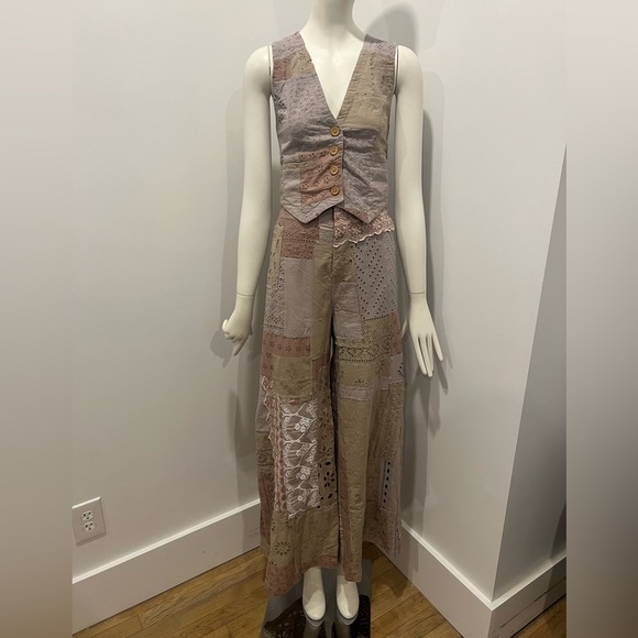 NWT Free People sweet and salty vest suit set - Picture 4 of 6